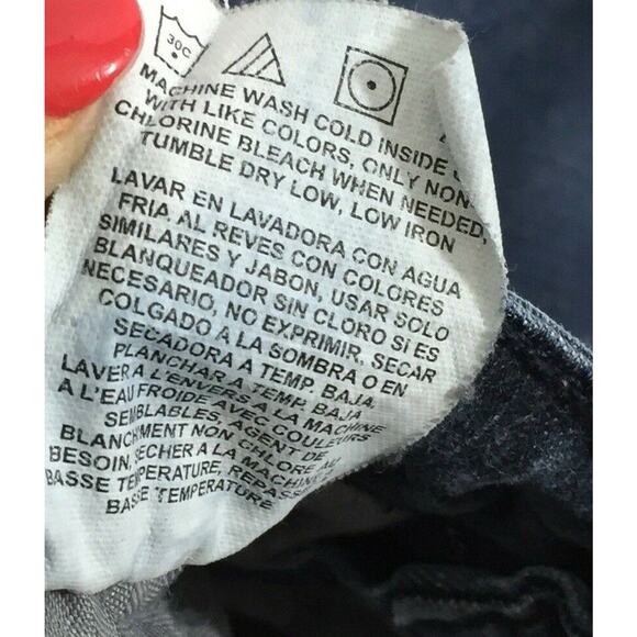 Lee Secretly Slender Jeans Womens Size 4 Petite Platinum Label Dark Wash Denim - Picture 5 of 9